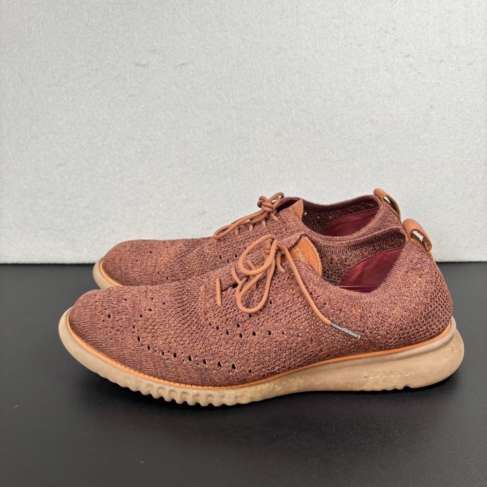 Cole Haan 2.Zerogrand Stitchlite Wingtip Oxford Men's Shoes Size 11M Brown C3779